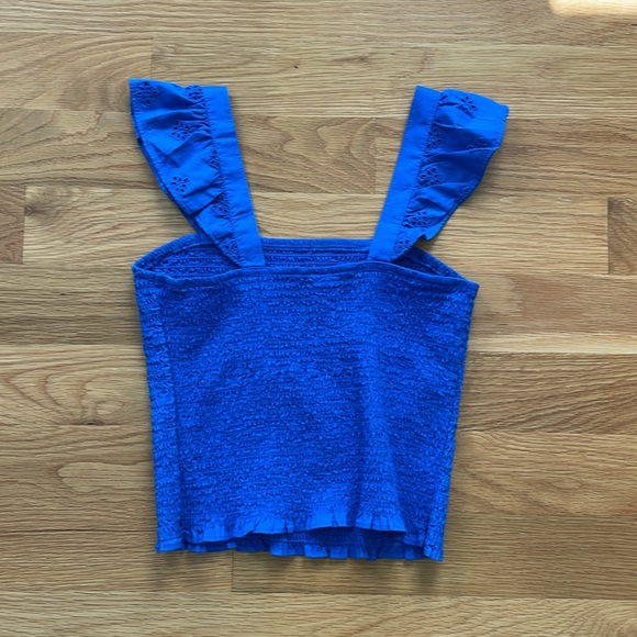 bright blue cute top perfect for summer. new with tags - Picture 2 of 4